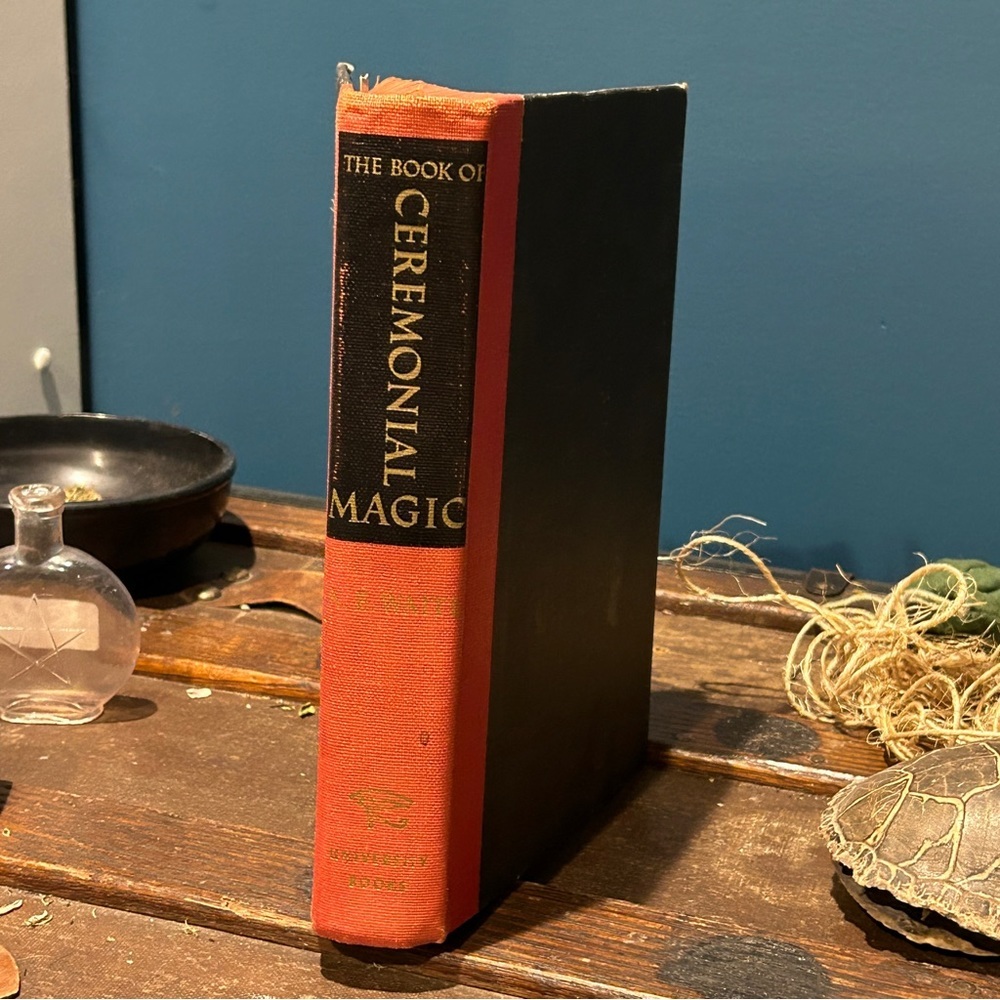 1961 Hardcover The Book of Ceremonial Magic by Arthur E. Waite Witchcraft Occult